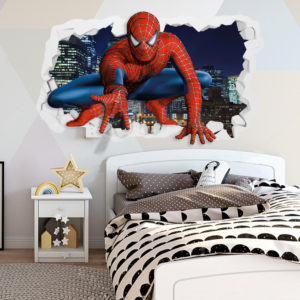 Adesivo Murale 3D ~ Spider-Man
