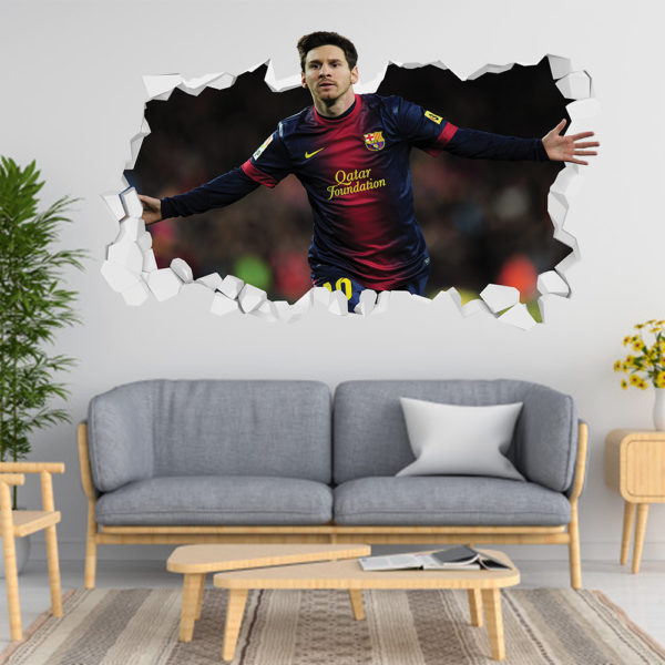 Adesivo 3D Messi