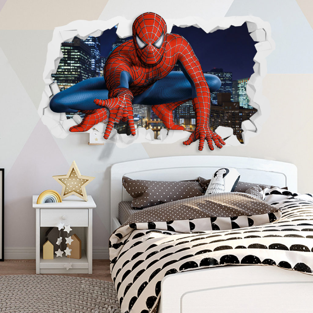 Adesivo Murale 3D - Spider-Man